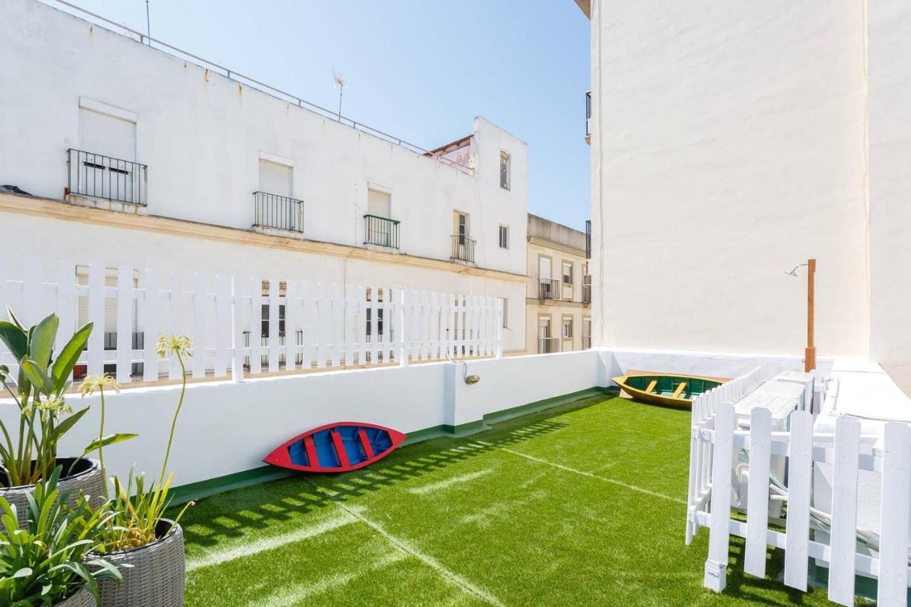 Terraza-Caleta Beach Home By Cadiz4Rentals Bagian luar foto